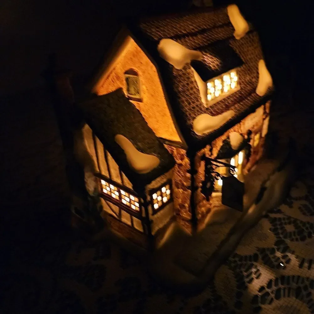 Department 56 Lighted Festive Christmas Card Shop